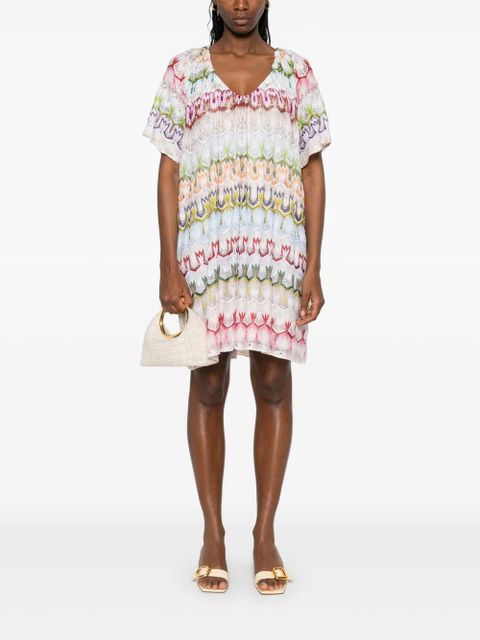 Missoni crochet-knit mini dress - White - zdjęcie produktu nr 2