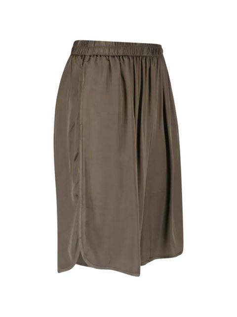 The Frankie Shop Nelis satin shorts - Green