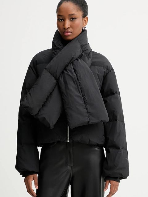 Calvin Klein kurtka puchowa kolor czarny zimowa LV044D518G - zdjęcie produktu nr 1