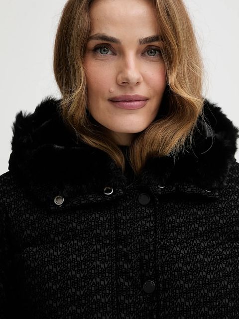 Karl Lagerfeld kurtka kolor czarny zimowa A4W15042