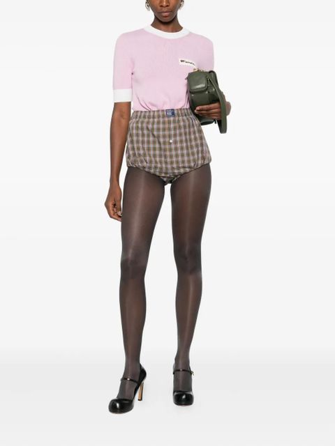 Marni embroidered crew-neck jumper - Pink - zdjęcie produktu nr 2