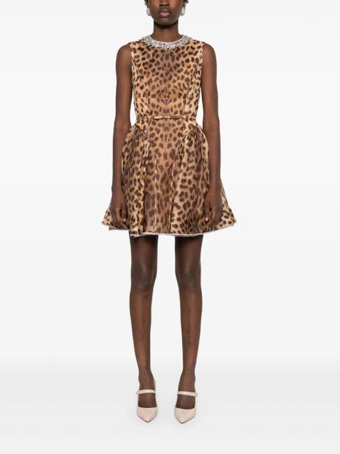 ZIMMERMANN panelled mini dress - Brown - zdjęcie produktu nr 2