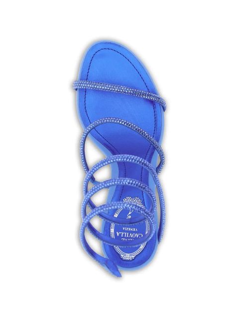René Caovilla Cleo ankle-wrap sandals - Blue