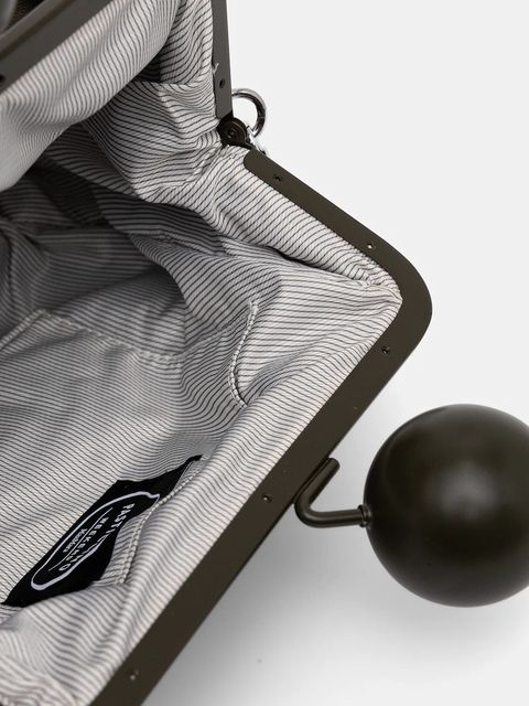 Weekend Max Mara torebka skórzana ALECITO kolor zielony 2615511144600