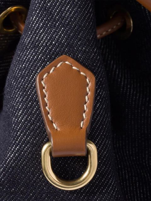 Miu Miu denim backpack - Blue