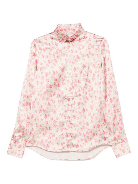LOEWE floral-print shirt - White - zdjęcie produktu nr 1