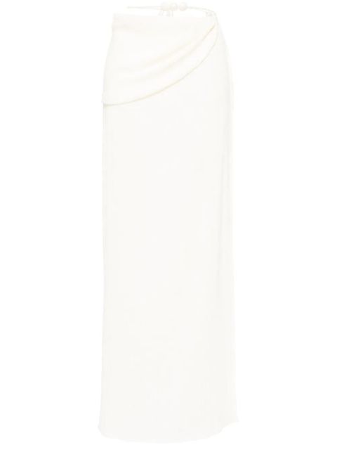 Magda Butrym wraparound maxi skirt - Neutrals - zdjęcie produktu nr 1