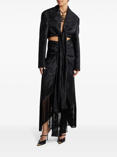 ETRO jacquard cropped jacket - Black - zdjęcie produktu nr 2