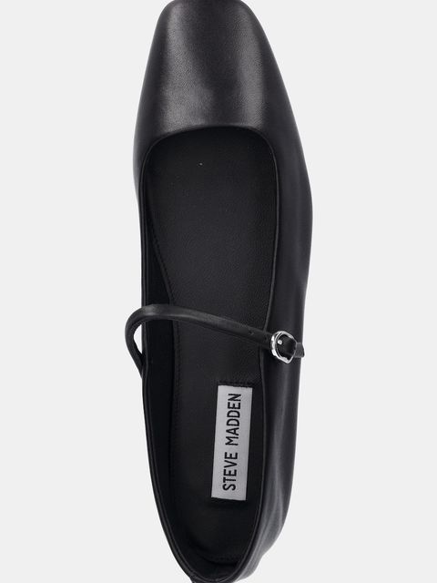 Steve Madden baleriny skórzane Maple kolor czarny 11003872