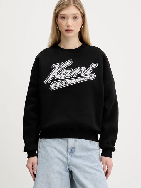 Karl Kani bluza damska kolor czarny z nadrukiem PD00005444 - zdjęcie produktu nr 1