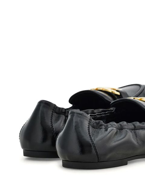 Ferragamo Gancini loafers - Black