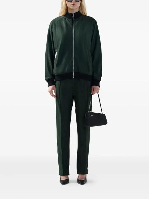 GCDS pinstripe drawstring trousers - Green - zdjęcie produktu nr 2