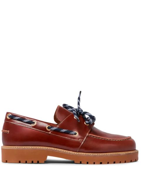 Claudie Pierlot lace-up fastening boat shoes - Brown - zdjęcie produktu nr 1