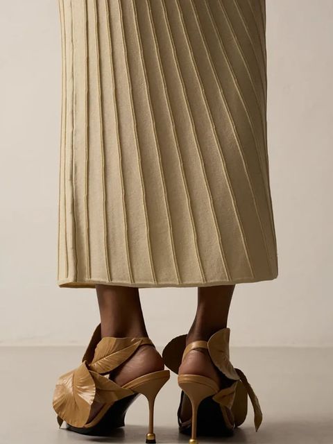 Vanda Novak sandały skórzane Daisy kolor beżowy Daisy