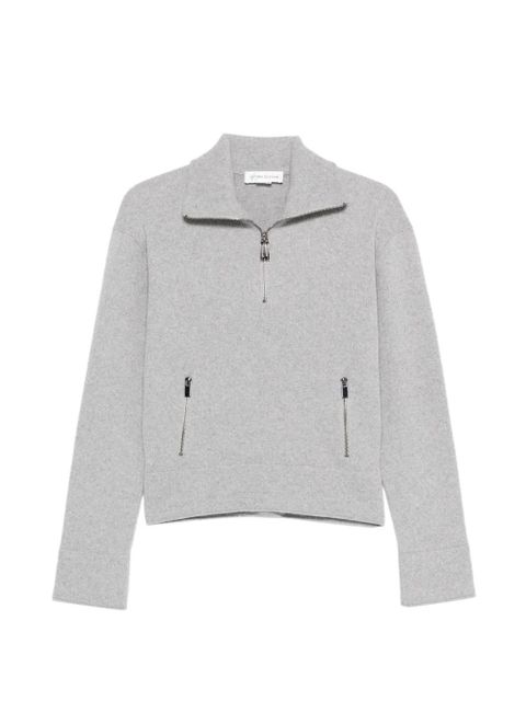 Victoria Beckham half-zip sweater - Grey - zdjęcie produktu nr 1