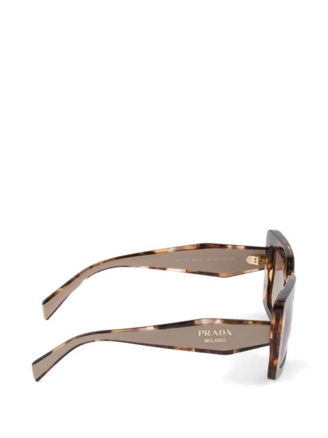 Prada Eyewear Sunglasses with Prada logo - Brown