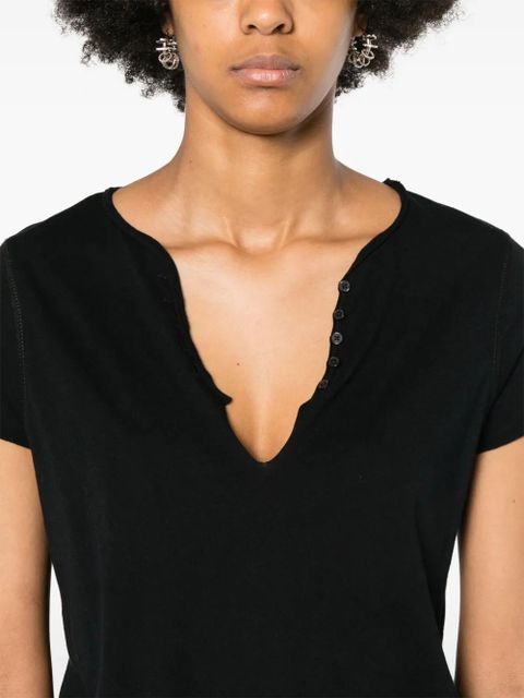 Zadig&Voltaire Henley T-shirt - Black