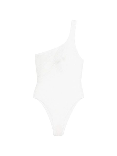 Missoni one-shoulder swimsuit - White - zdjęcie produktu nr 1