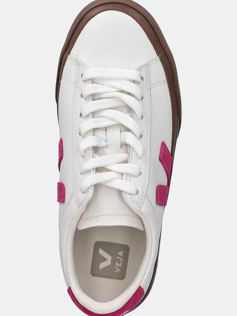 Veja sneakersy skórzane Campo damskie kolor biały CP0521178A