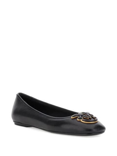 PINKO logo-embellished ballerina flats - Black - zdjęcie produktu nr 2