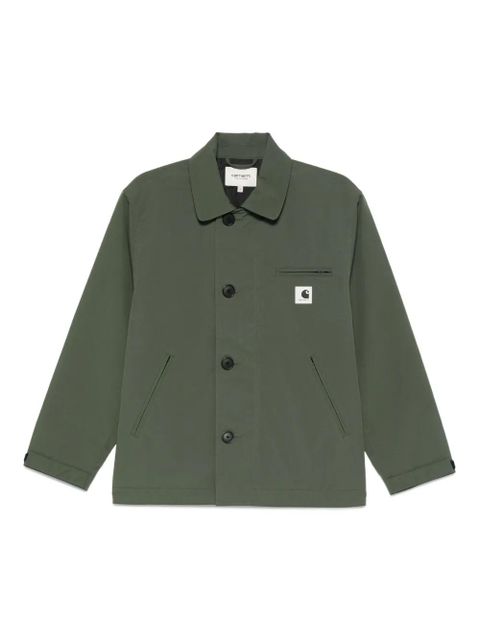 Carhartt WIP button-fastening pocket-detail military jacket - Green - zdjęcie produktu nr 1