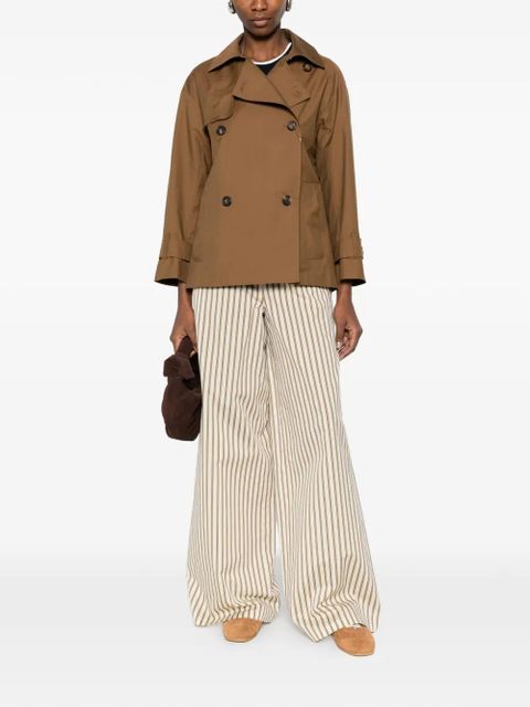 Max Mara Mxmordine striped wide leg trousers - Neutrals - zdjęcie produktu nr 2
