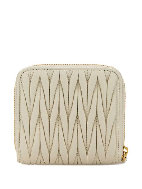 Miu Miu matelassé wallet - White - zdjęcie produktu nr 2