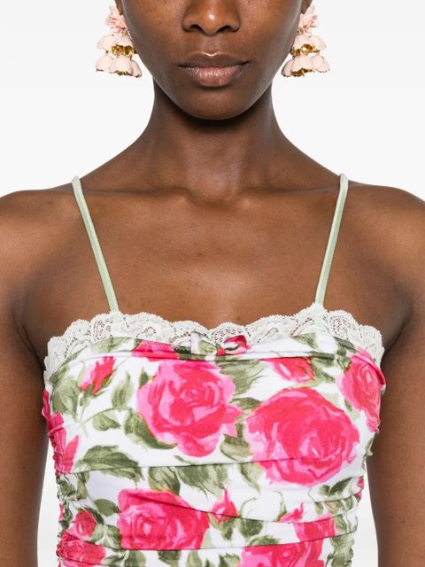 Chloé floral-lace bodysuit - White