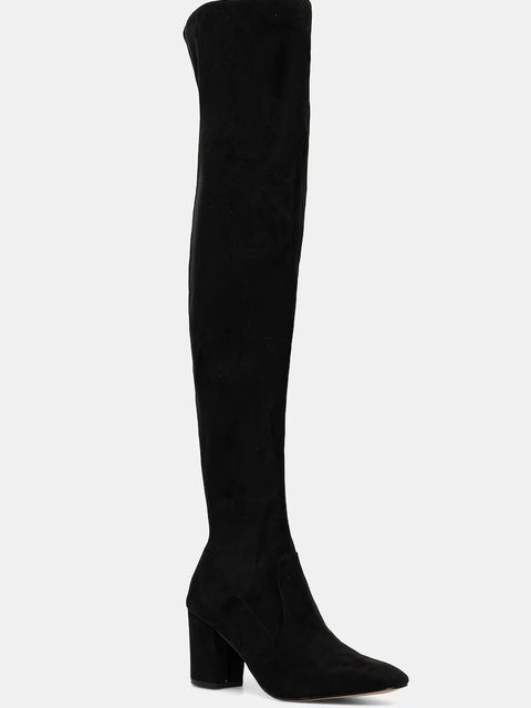 Steve Madden kozaki Crosswalk damskie kolor czarny na słupku 11004965 - zdjęcie produktu nr 1