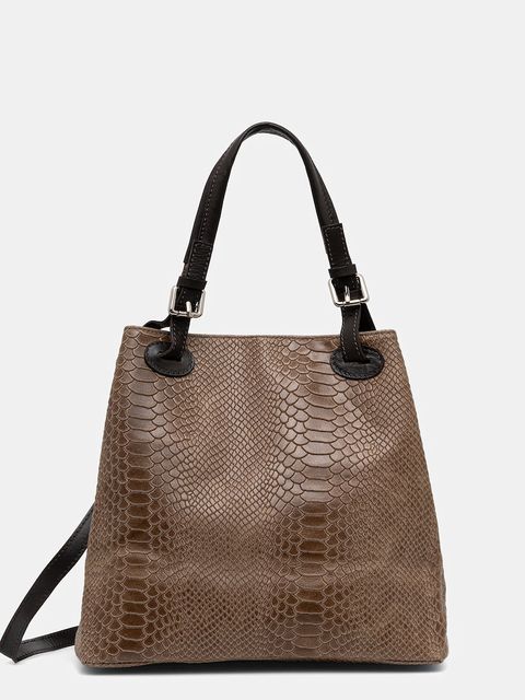 Answear.LAB torebka skórzana kolor brązowy - zdjęcie produktu nr 1