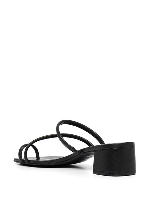 Reformation Meena 35mm toe-ring sandals - Black - zdjęcie produktu nr 2