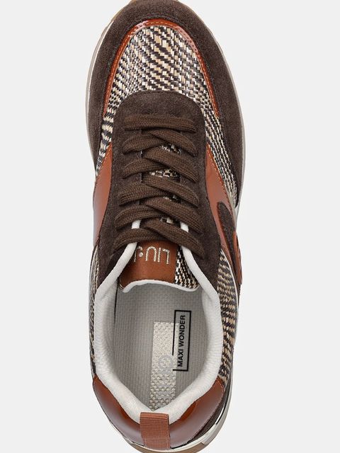 Liu Jo sneakersy LIU JO MAXI WONDER 97 damskie kolor brązowy BA6007PX807S3950