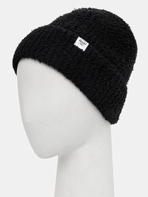 Herschel czapka Boucle kolor czarny 50234-00001-OS - zdjęcie produktu nr 2