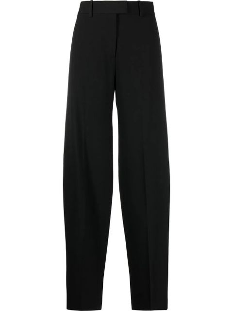 The Attico high-waisted wide-leg trousers - Black - zdjęcie produktu nr 1