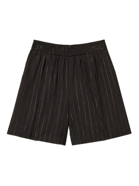 TWINSET pinstriped shorts - Black - zdjęcie produktu nr 1