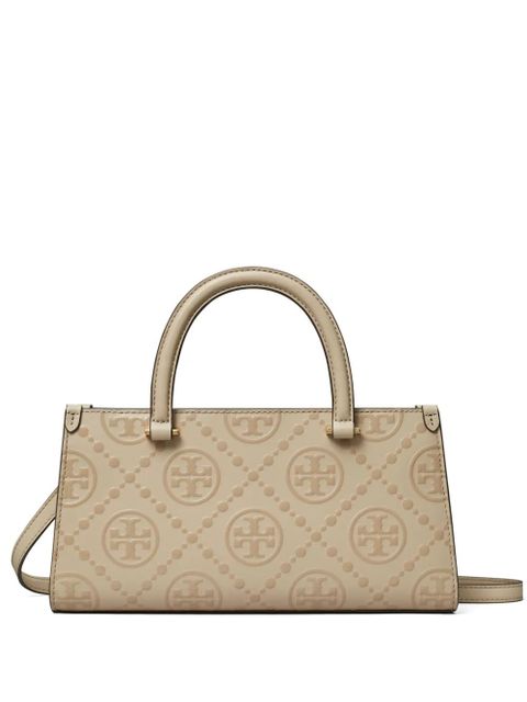 Tory Burch small T Monogram tote bag - Neutrals - zdjęcie produktu nr 1