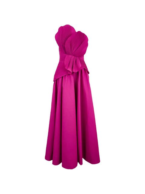 Acler Sageston pleated gown - Purple - zdjęcie produktu nr 1