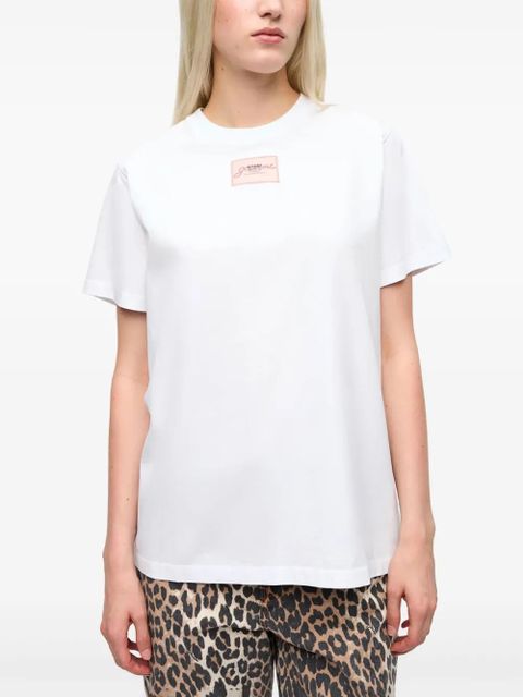 GANNI graphic-print T-shirt - White - zdjęcie produktu nr 2