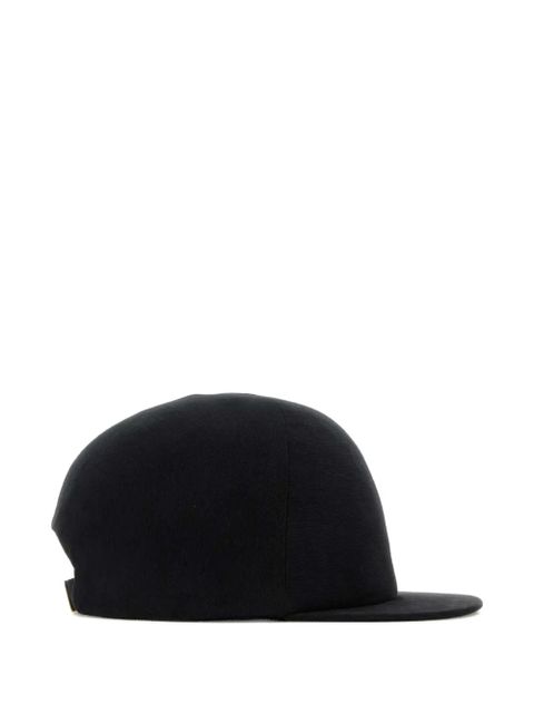 Balenciaga logo-embroidered baseball cap - Black