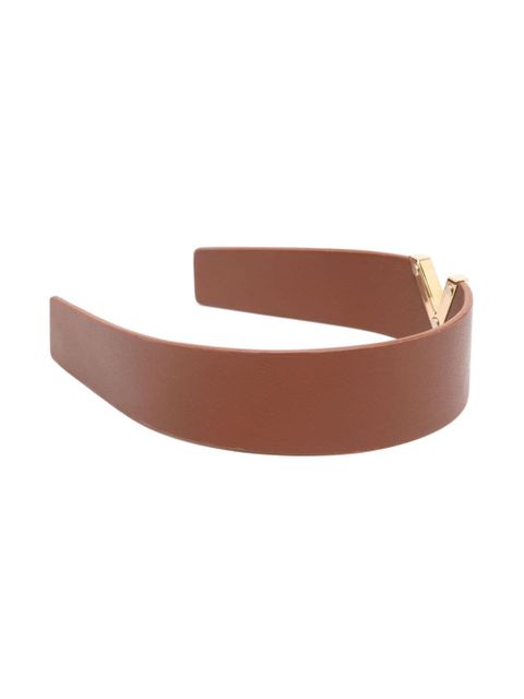Valentino Garavani VLogo headband - Brown