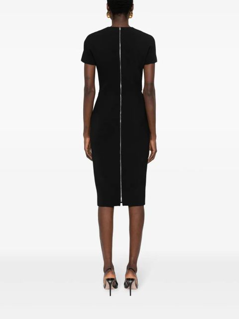 Victoria Beckham T-shirt fitted dress - Black