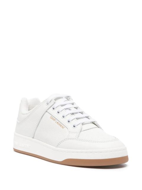 Saint Laurent SL/61 lace-up leather sneakers - White - zdjęcie produktu nr 2