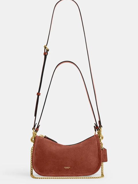 Coach torebka damska skórzana Suede Waverly - zdjęcie produktu nr 1