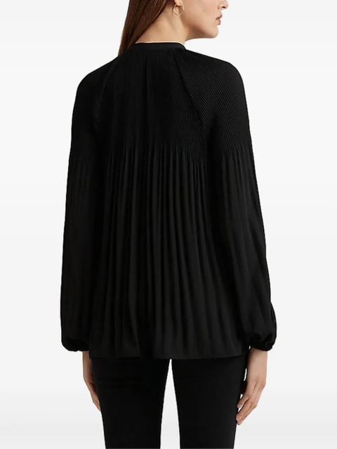 Lauren Ralph Lauren pleated blouse - Black - zdjęcie produktu nr 2