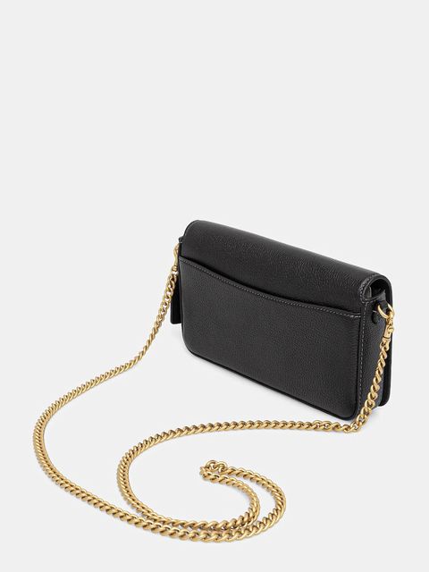 Coach torebka skórzana Mila kolor czarny CAO01