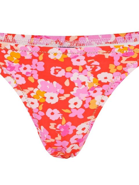 ROTATE BIRGER CHRISTENSEN x Reina Olga flower-print wrap bikini - Red