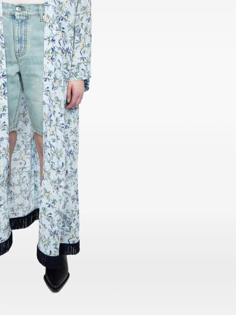 Zadig&Voltaire silk coat - Blue