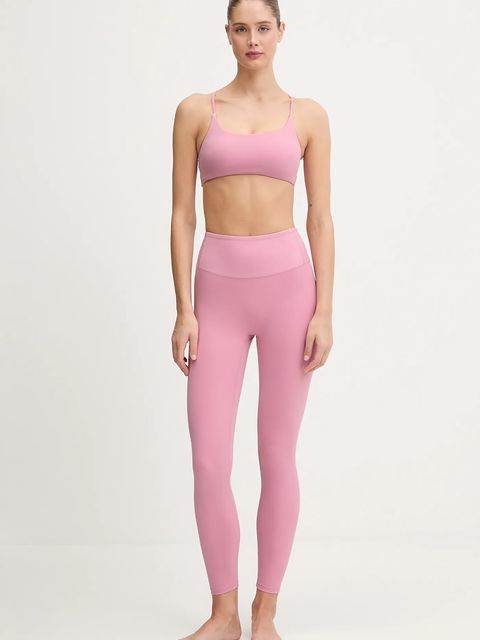 JOYINME legginsy do jogi Shape Ease damskie kolor różowy gładkie Shape.Ease