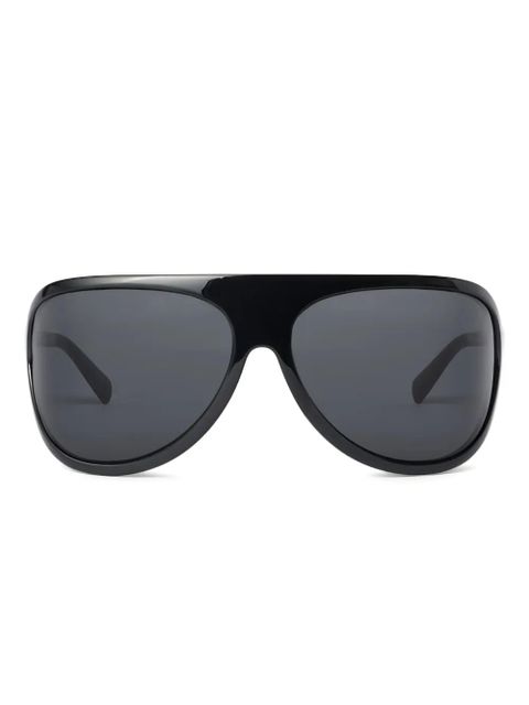 Miu Miu Eyewear geometric-frame sunglasses - Black - zdjęcie produktu nr 1