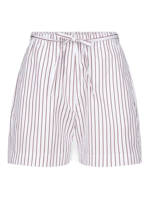 LouLou de Saison Lory striped drawstring shorts - White - zdjęcie produktu nr 1